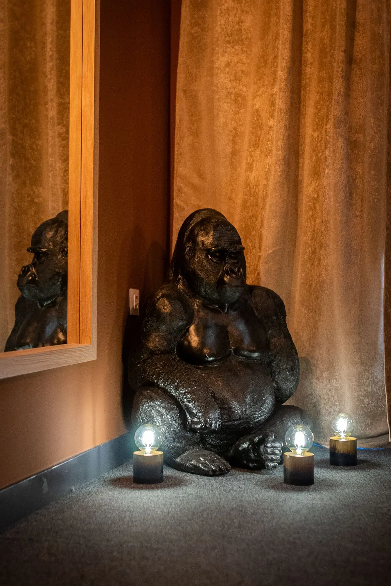Private shower for the erotic shower massage experience